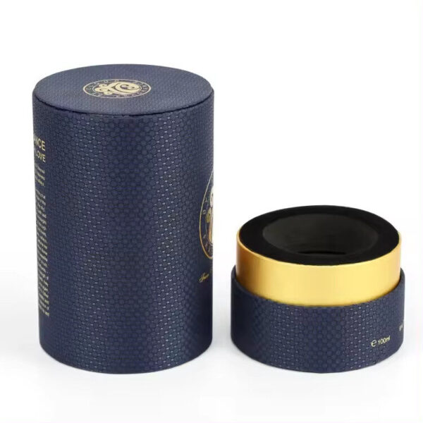 Flat Lid Paper Tube For Perfume