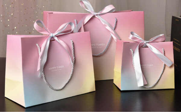 Paper Bag With Ribbon
