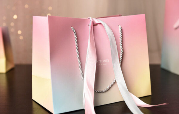 Paper Bag With Ribbon - Image 2