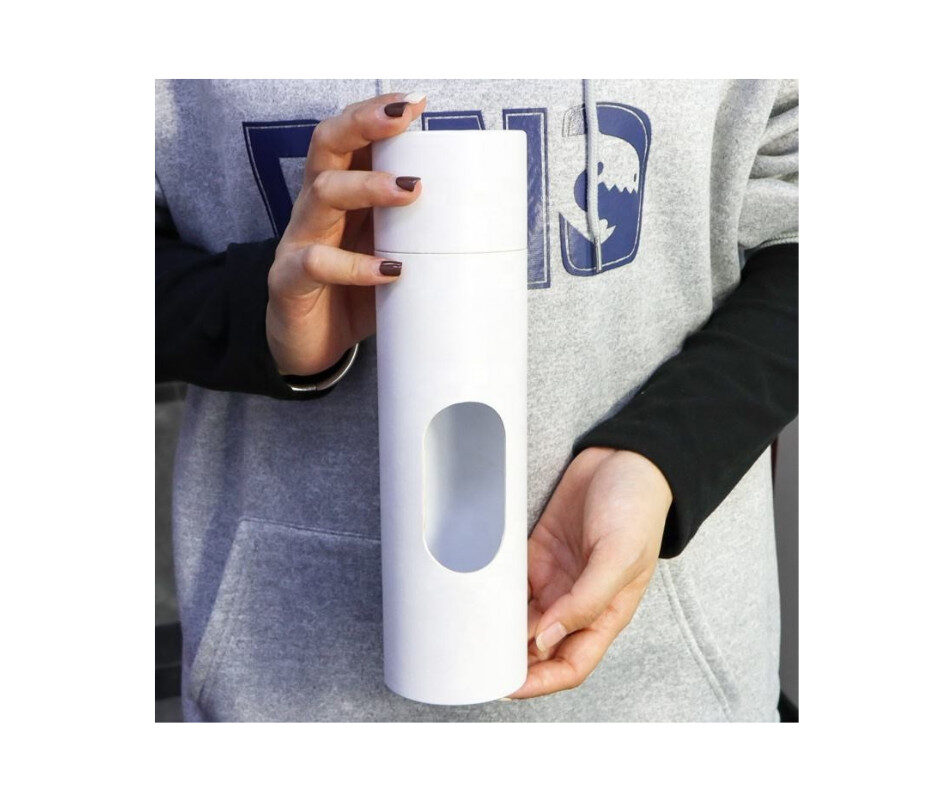 Special Cylindrical Shaped Die Cut Middle Gap Window Silk Scarf Packaging - Image 2