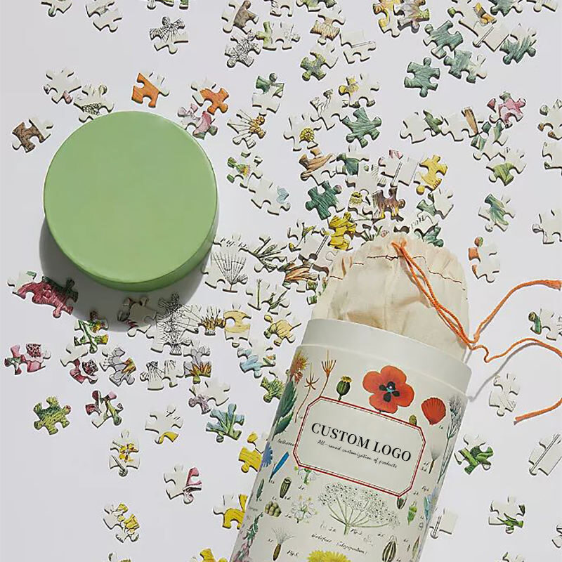 Cardboard Paper Tube Biodegradable Box for Puzzle - Image 3