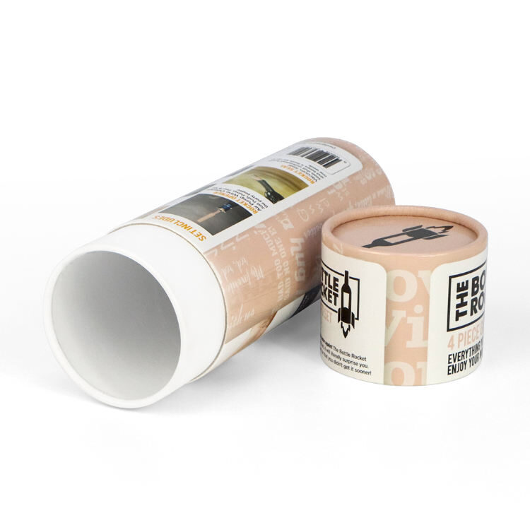 Customized Cylinder Cardboard Cosmetic Gift Paper Tubes Box - Image 3
