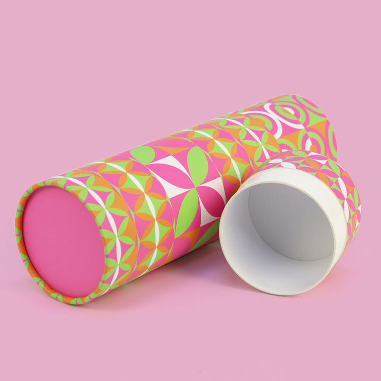 Kraft Custom Paper Tube Packaging - Image 2