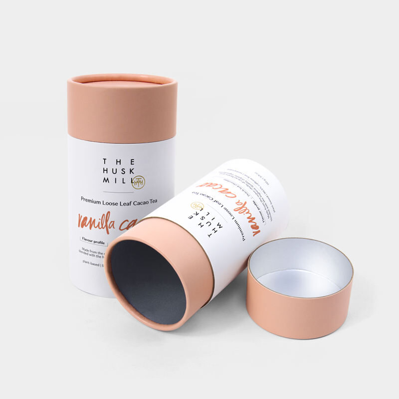 Custom Cardboard Box Tube Packaging for Coffee Tea Biscuit - Image 2