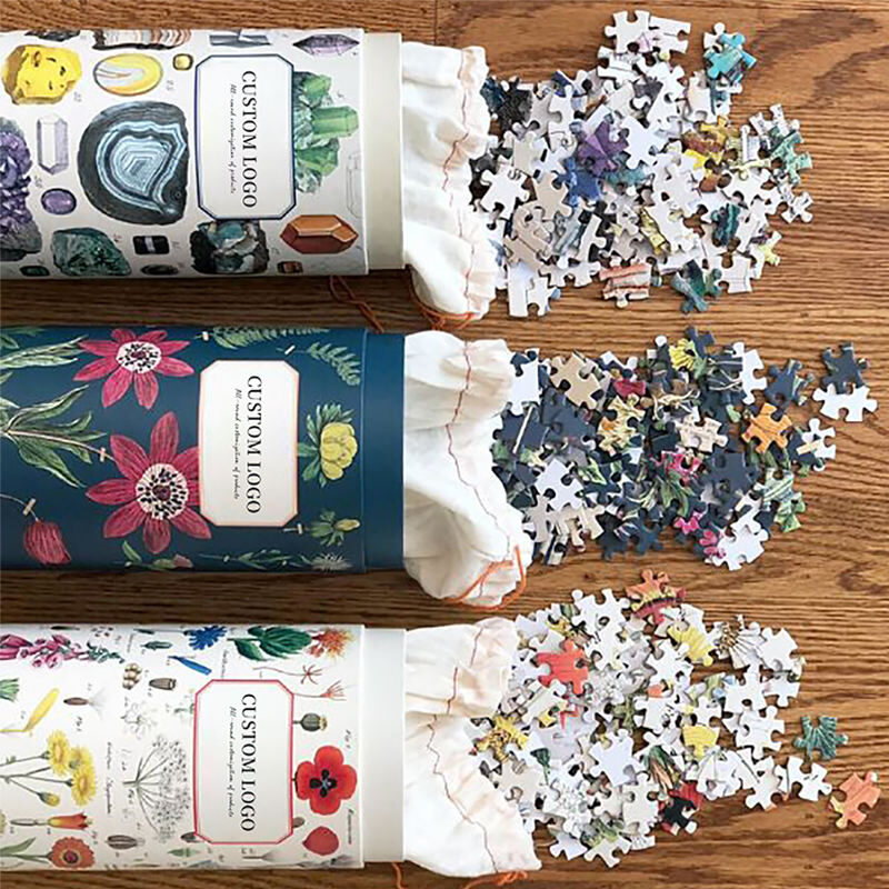 Cardboard Paper Tube Biodegradable Box for Puzzle - Image 2