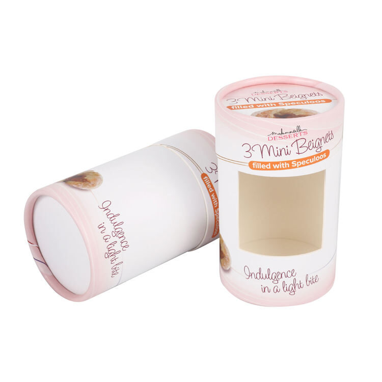 Custom Round Cardboard Cookie Food Packaging Box - Image 3