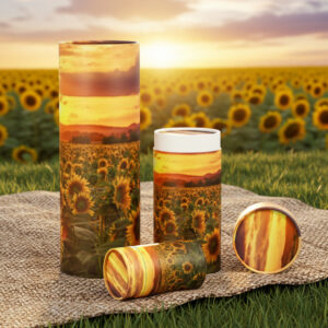 Biodegradable Cardboard Cremation Urn Human Ashes Scatter Tube