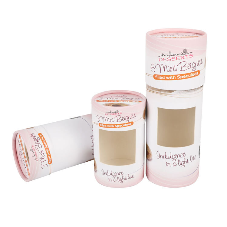 Custom Round Cardboard Cookie Food Packaging Box - Image 2