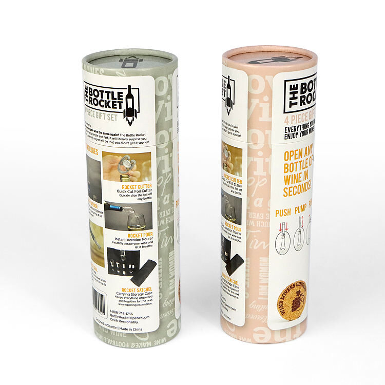 Customized Cylinder Cardboard Cosmetic Gift Paper Tubes Box - Image 2