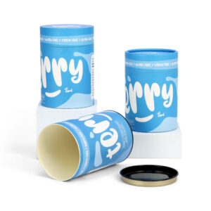 100% Recycled Material Food Paper Tube Packaging