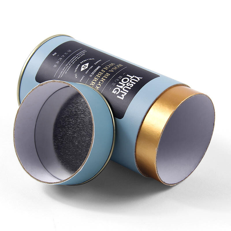 Paper Can Round Packaging Clothing Gift Paper Tube Box - Image 3
