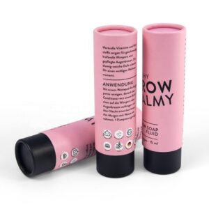 Lash Perfume Glass Push up pink Paper Tube