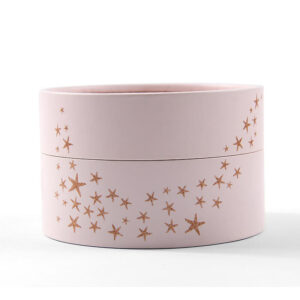 Printed Cardboard Cylinder Box Paper Tube Packaging With UV & Gittery