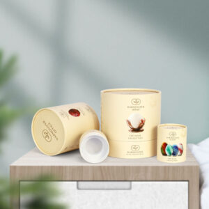 Paper Tube Cylinder Packaging Box for Cosmetic Gift