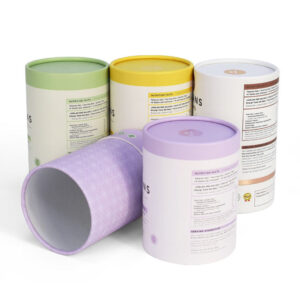 Eco Recycled Paper Tube Food Grade Airtight