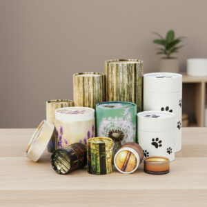 Scatter Paper Tube Keepsakes Cremation Pet Urns for Cat Ashes